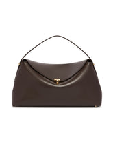 Borsa T-Lock Top Handle Marrone | PDP | Antonia