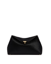 Borsa T-Lock Clutch In Cavallino Nera - Toteme donna | PLP | Antonia
