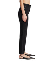 Black Cropped Straight-Leg Jeans | PDP | Antonia