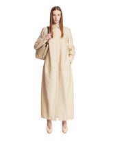 Beige Parachute Silk Dress | PDP | Antonia