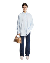 Light Blue Oversized Shirt - TOTEME | PLP | Antonia