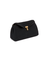 Black T-Lock Mini Clutch | PDP | Antonia