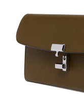 Green T-Lock Leather Wallet | PDP | Antonia