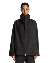 Black Velvet-Trimmed Jacket | PDP | Antonia