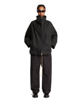 Black Velvet-Trimmed Jacket | PDP | Antonia