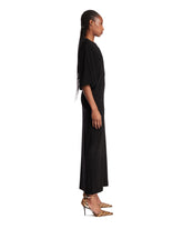 Black Wool Long Dress | PDP | Antonia