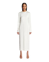 White Long Satin Dress | PDP | Antonia