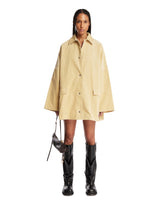 Beige Ribbed Cotton Jacket | PDP | Antonia