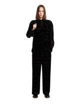 Black Monogram Wool Top | PDP | Antonia