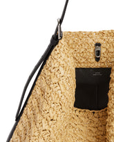 Beige Raffia Belted Tote Bag | PDP | Antonia