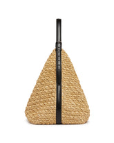 Beige Raffia Belted Tote Bag | PDP | Antonia