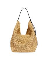 Beige Raffia Belted Tote Bag | PDP | Antonia