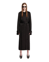 Black Satin Trench - TOTEME WOMEN | PLP | Antonia