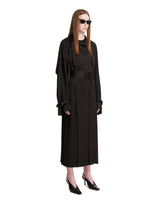 Black Satin Trench | PDP | Antonia