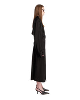 Black Satin Trench | PDP | Antonia