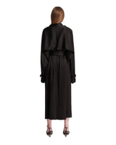 Black Satin Trench | PDP | Antonia