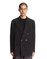 Black Richard Double-Breasted Blazer - UMIT BENAN MEN | PLP | Antonia