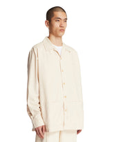 Overshirt Santiago In Seta Bianca | PDP | Antonia