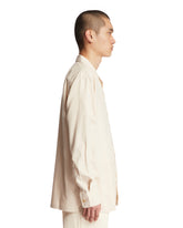 Overshirt Santiago In Seta Bianca | PDP | Antonia