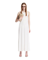 White Kate Cashmere and Cotton Dress - new arrivals women's clothing | PLP | Antonia