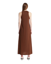 Brown Kate Cashmere and Cotton Dress | PDP | Antonia