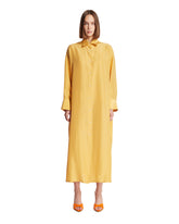Yellow Cassis Shirt Dress - UMIT BENAN WOMEN | PLP | Antonia