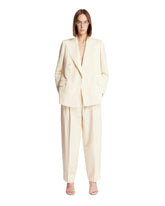 White Diane Trousers - UMIT BENAN WOMEN | PLP | Antonia