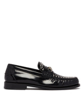 Black Medusa 95 Studded Loafers - New arrivals men's shoes | PLP | Antonia