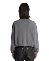 Gray Intarsia Cardigan | PDP | Antonia