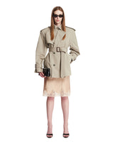 Trench Corto Oversize Beige | PDP | Antonia