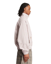 Red and White Checked Ruff Rider Track Jacket | PDP | Antonia