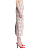White Checked Midi Skirt | PDP | Antonia