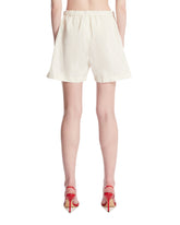 White Cotton Shorts | PDP | Antonia