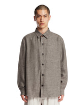 Camicia In Cashmere E Lino Grigia - NUOVI ARRIVI ABBIGLIAMENTO UOMO | PLP | Antonia