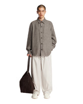 Camicia In Cashmere E Lino Grigia - NUOVI ARRIVI ABBIGLIAMENTO UOMO | PLP | Antonia