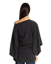 Black Printed Oversized T-Shirt | PDP | Antonia