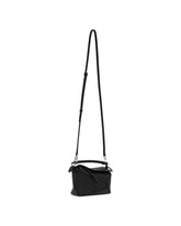 Black Mini Puzzle Edge Bag | PDP | Antonia