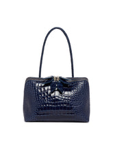 Blue Python-Print Leather L'Altra Di Milano Bag - Women's bags | PLP | Antonia