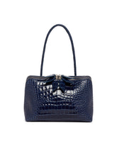 Borsa L'Altra Di Milano In Pelle Blu | PDP | Antonia