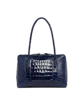 Borsa L'Altra Di Milano In Pelle Blu | PDP | Antonia