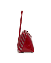 Red Crinkled Patent Leather L'Altra Di Milano Bag | PDP | Antonia