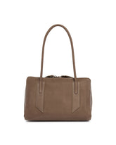 Gray Leather L'Altra Di Milano Bag | PDP | Antonia