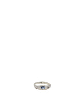Silver And Sapphire Band Ring - Women's jewelry | PLP | dAgency