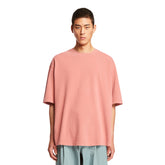Pink Cotton Regular T-Shirt - Acne studios men | PLP | dAgency
