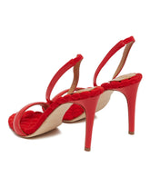 Red Vivien Heeled Sandals | PDP | dAgency