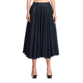 Blue Flared Midi Skirt - Women's skirts | PLP | dAgency