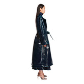 Blue Long Trench Coat - Women's Coats | PLP | dAgency