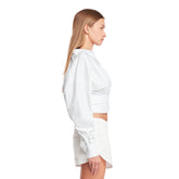 White Wrapped Shirt - Women's shirts | PLP | dAgency