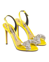 Yellow Bow Crystal Sandals - Women's sandals | PLP | dAgency