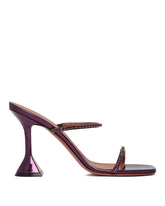 Purple Gilda Sandals - Amina muaddi women | PLP | dAgency